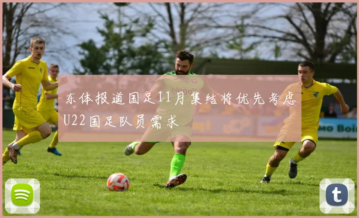 东体报道国足11月集结将优先考虑U22国足队员需求